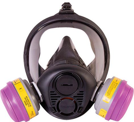 Honeywell RU6500 Series Silicone Full Facepiece Respirator with 5 Point Harness