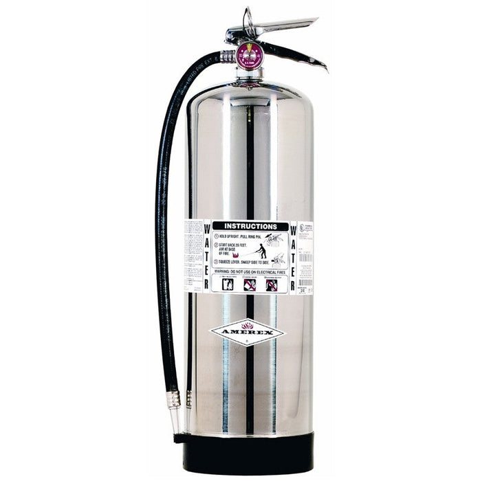 🔥 RED FLAG WARNING SALE - Amerex Stainless Steel Water Fire Extinguisher