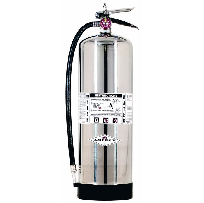 Amerex Stainless Steel Water Fire Extinguisher